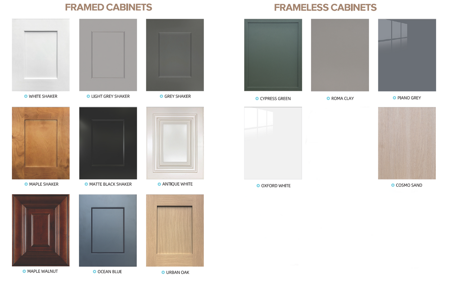 Cabinet Door Samples
